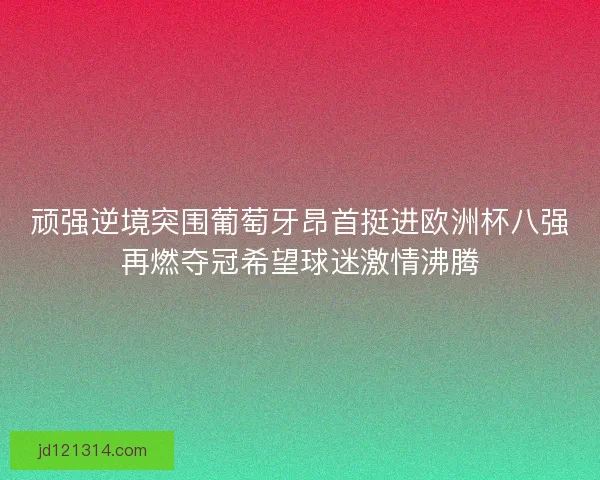 顽强逆境突围葡萄牙昂首挺进欧洲杯八强再燃夺冠希望球迷激情沸腾 顽强逆境突围葡萄牙昂首挺进欧洲杯八强再燃夺冠希望球迷激情沸腾